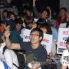 -점거 2일째인 5월 31일 오후 서울대 본관 앞에서 법인화에 반대하는 촛불 문화제가 열렸다.