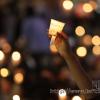 -5일 오후 서울 중구 대한문 앞에서 한미FTA에 반대하는 5천여 명의 사람들이 모여 촛불을 밝혔다.