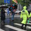 -5월 27일 오후 종일 비가 내리는 궂은 날씨에도 윤석열 퇴진 집회가 서울 시청역 인근 세종대로에서 열리고 있다.